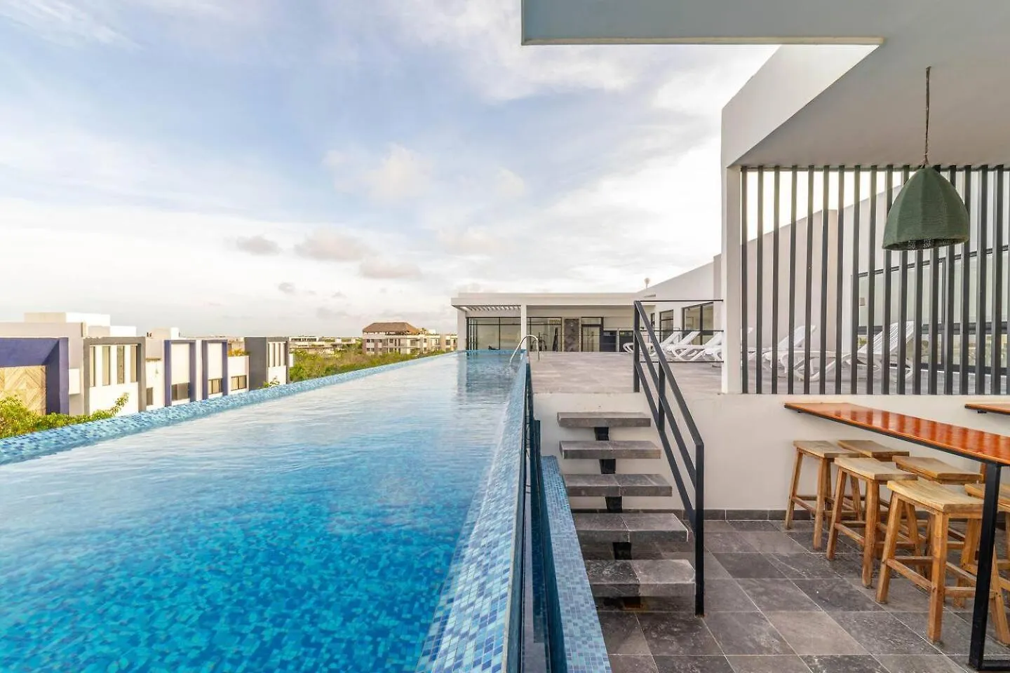 Stylish Boho Studio With Rooftop Pool Tulum